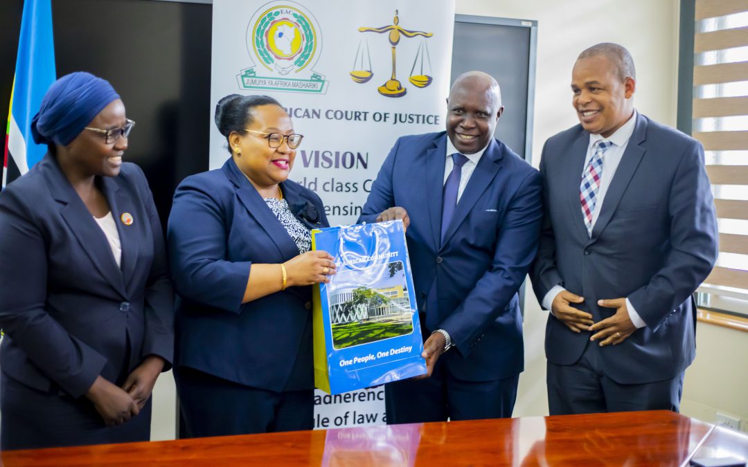 TANZANIA’S MINISTRY OF CONSTITUTIONAL AND LEGAL AFFAIRS AND THE EAST AFRICAN COURT OF JUSTICE COMMIT TO IDENTIFYING AREAS OF COLLABORATION
